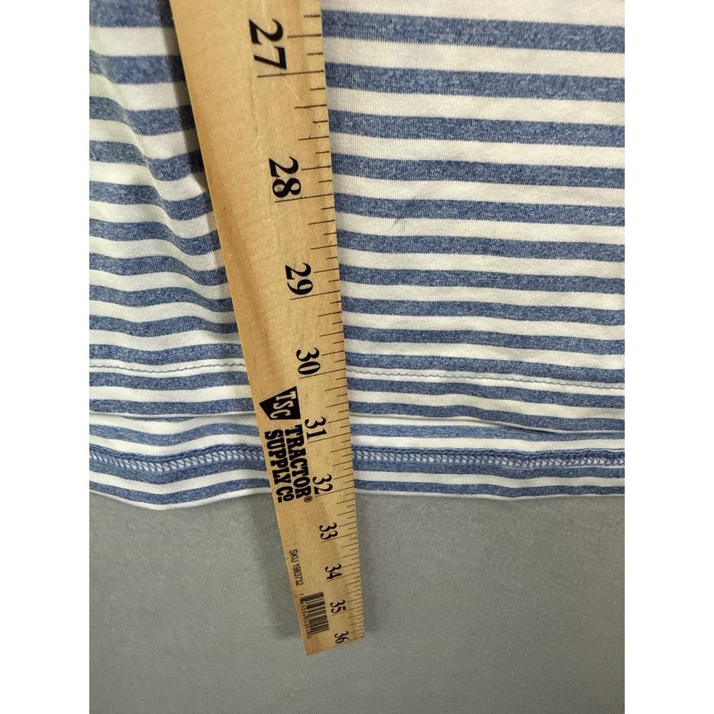 Fennec Golf Polo Shirt Striped Country Club Logo Short Sleeve XL Nautical Sail - Picture 8 of 10